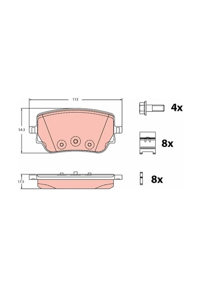 Disk Balata Mercedes A Class Arka 2018- Glb 200