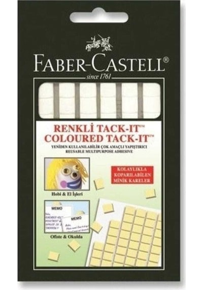 Faber Castell Tack-it Hamur Yapıştırıcı Patafix Beyaz 50 Gr 90 Ad