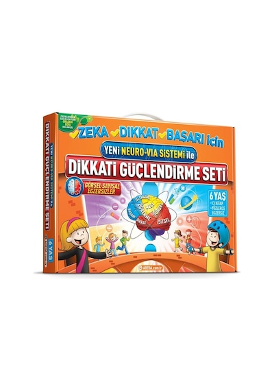 Adeda Dikkati Güçlendirme Seti 6 Yaş + Mısır Seven Mısırcı