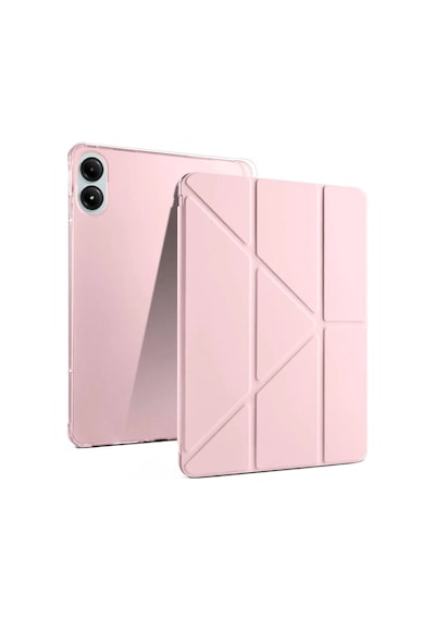 Redmi Pad Pro 12.1 Kılıf Kalemlikli Mars Tablet Kılıfı - Rose Gold Arka Kapak