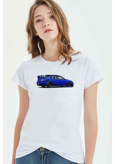 Subaru Baskılı Beyaz Kadın Tshirt (534307555)