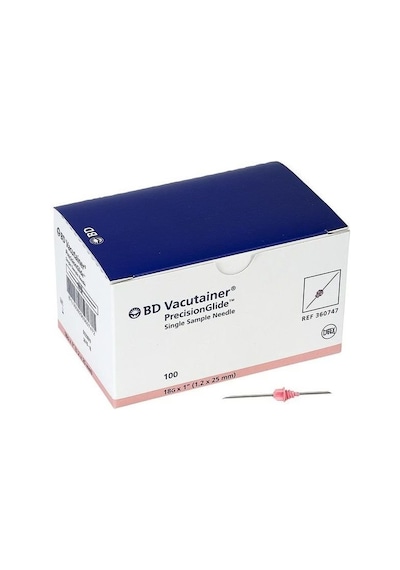Steril Kan Alma İğnesi 1.2X25 Mm 100 Lü