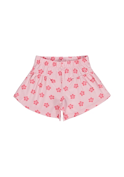 Civil Girls Çiçekli 6-9 Yaş Şort - Pembe