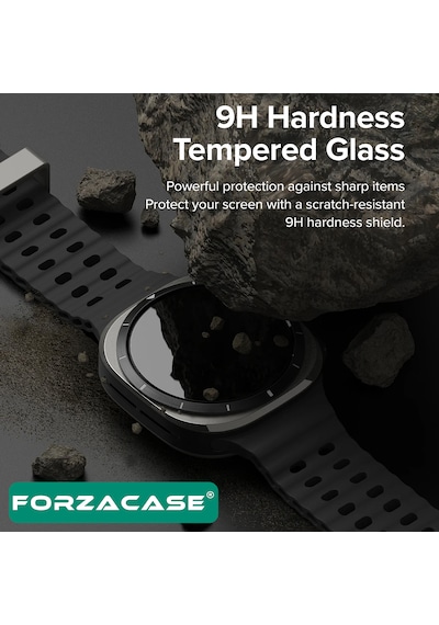 Forzacase Samsung Galaxy Uyumlu Watch 7 Ultra 47mm İle Temperli Kırılmaz Cam Ekran Koruyucu Fc861