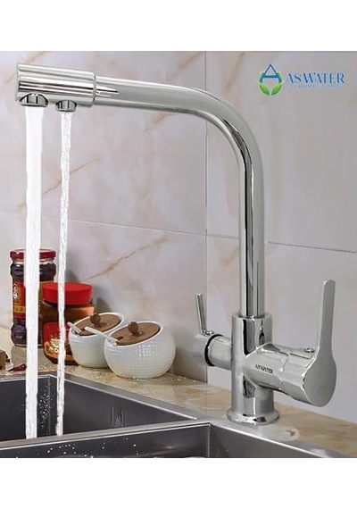 Arıtma Bataryası 3 Yollu Musluk Sıcak-soğuk Mix Arıtma Krom, 41553yk Diğer