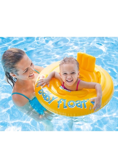 Intex My Baby Float Oturaklı Bebek Flatörü 70 Cm Çocuk Havuz Ve Deniz Simidi 6-12 Ay M-56585