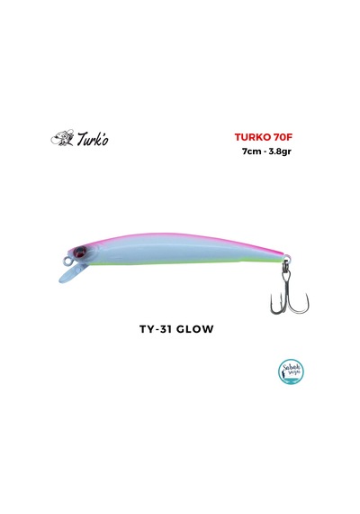 Turko 70mm 3.8gr Maket Balık Ty-31 Glow