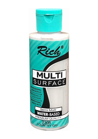 Rich Multi Surface Akrilik Boya 130Cc Contry Gri N 2308