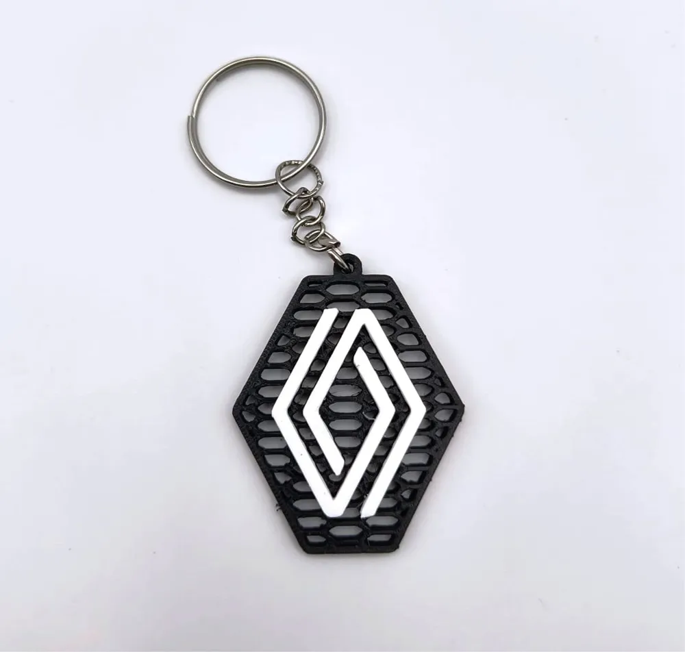 Renault Logo Anahtarlık Araç Anahtarlığı 3d Baskı Dekoratif Araba Anahtarlık