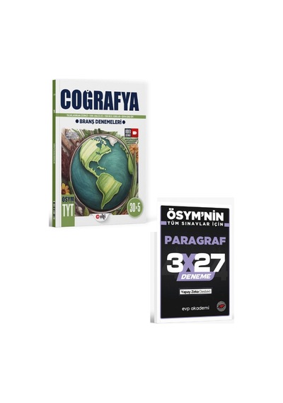 2027 Ulti 2027 Tyt Coğrafya 30 X 5 Branş Denemeleri+ Evp Akademi Paragraf