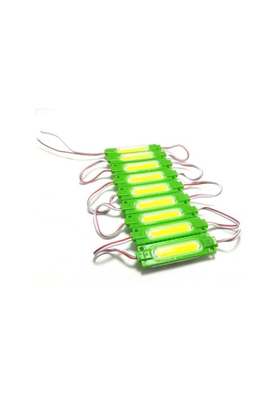 Ledwell Cob Ledli Mercekli Modül Led Yeşil - 5Adet
