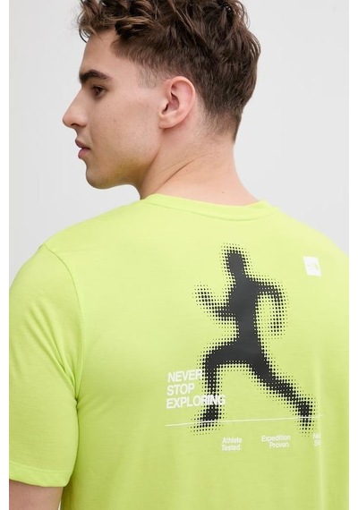 The North Face M Bıtmap Sılhouette Short Sleeves Tee-gr Erkek Tişört Nf0a8fturıq1 Yeşil