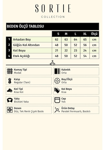Sortie Collection Fermuarlı Baskılı Bluz Haki