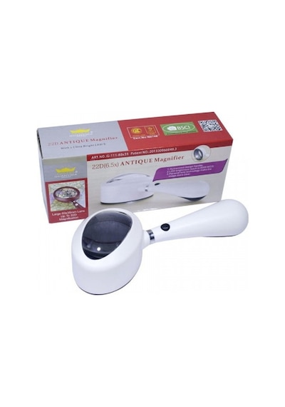 Işıklı 60X35 El Büyüteç