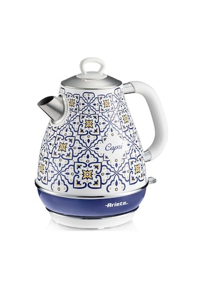 Capri Elektrikli Su Isıtıcı 1,7 Litre Kettle 2869/0c - Paslanmaz Çelik Gövde, Handmade Decoration, 2000 Watt, Otoma