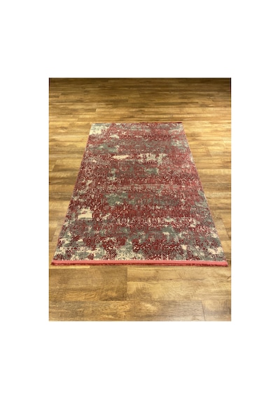 Palette Pa04c Kırmızı-gri Halı Çok Renkli
