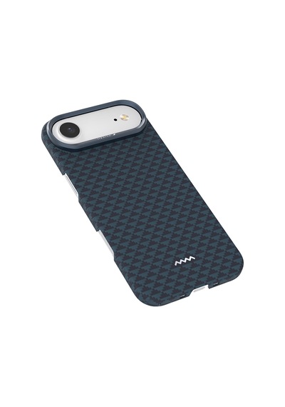 Apple Uyumlu iPhone 17 Air Kılıf M-safe Şarj Özellikli Raptic Aramid Skin Origin Serisi Kapak Lacivert