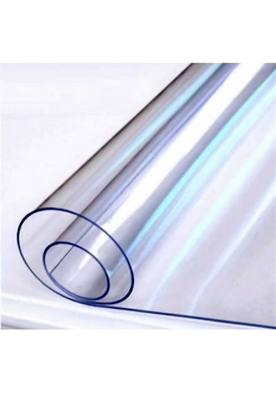 1.2 Mm Kalınlık 120 Cm En Şeffaf Kalın Pvs Masa Koruyucu Mika Masa Örtüsü 120 X 150