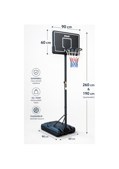 Voit 002e Ayaklı Basketbol Potası