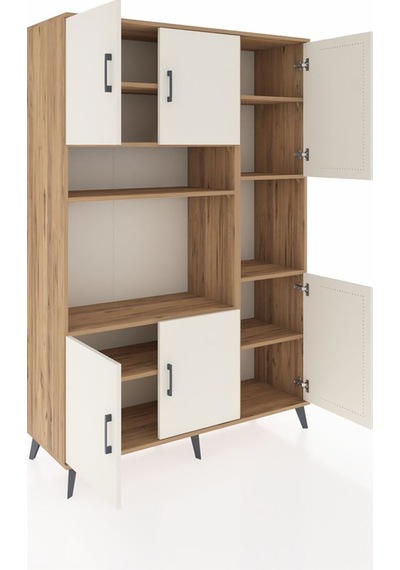 Hyperion Dolap 9 Raflı 6 Kapaklı 132x44x195 Çam-aytaşı/çam Aytası/atlas Çam Hyperion Dolap 9 Raflı 6 Kapaklı 132x44x195 Çam-aytaşı/çam Aytası/atlas Çam