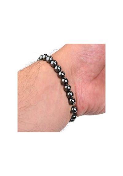 Modern Tarz Trend Hematit Erkek Bileklik Takı Aksesuar B24 T5 547355022 Gri
