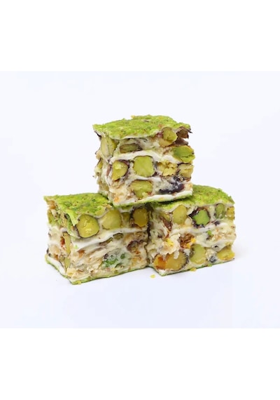 Toz Fıstıklı Çıtır Baklava Türk Lokumu 500g