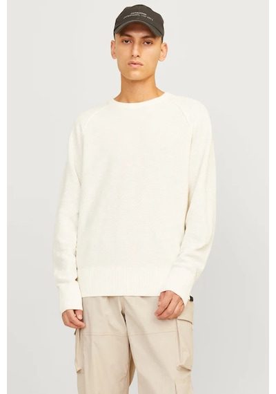 Jack & Jones Erkek Kazak 12264525 Krem Krem