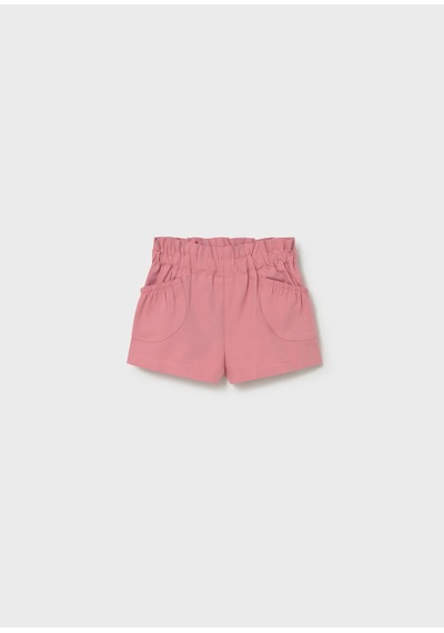 Kız Bebek Cepli Şort 1285 Pembe