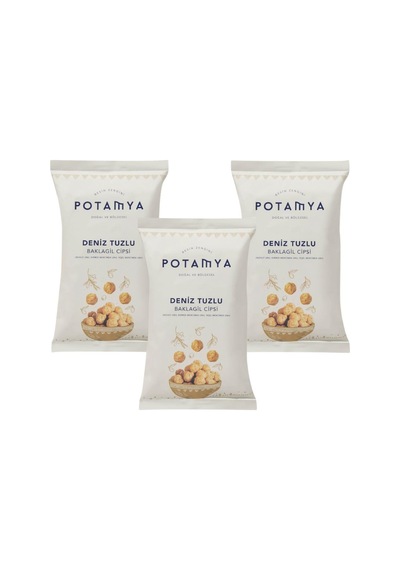 Potamya Deniz Tuzlu Baklagil Cipsi 50 Gr X 3 Adet