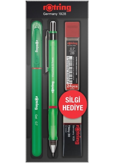 Rotring Visuclick + Jel  Okul Seti 0.7 Mm Yeşil