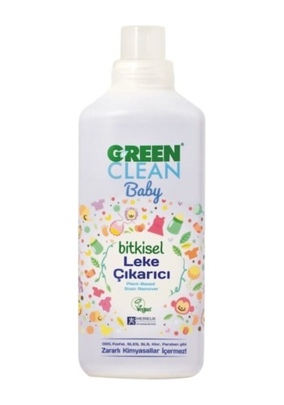 U Green Clean Baby Çamaşır Yumuşatıcı 1 Lt+Leke Çıkarıcı 1 Lt+Çamaşır Deterjanı 1 Lt+Biberon Temizl