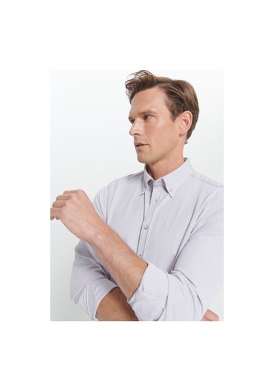AC&Co / Altınyıldız Classics Erkek Grı Comfort Fit Geniş Kesim Düğmeli Yaka Pamuklu Gömlek Gri AC&Co / Altınyıldız Classics Erkek Grı Comfort Fit Geniş Kesim Düğmeli Yaka Pamuklu Gömlek Gri