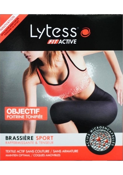 Lytess Fit Active Brassiere Sport Şekillendirici Spor Sütyeni Turuncu Xl Orange/corail