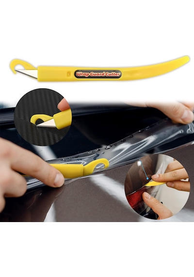 Oto Aksesuarcım Pro Wrapstick Araç Kaplama Ve Ppf Hassas Kesim Kalem Maket Bıçağı Sarı
