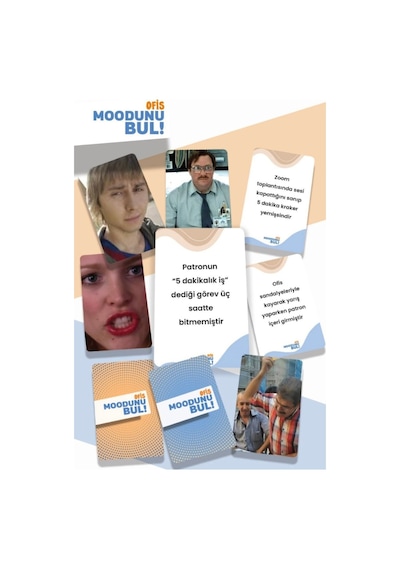 Modunu Bul Mini Ofis - Oyun Kartları