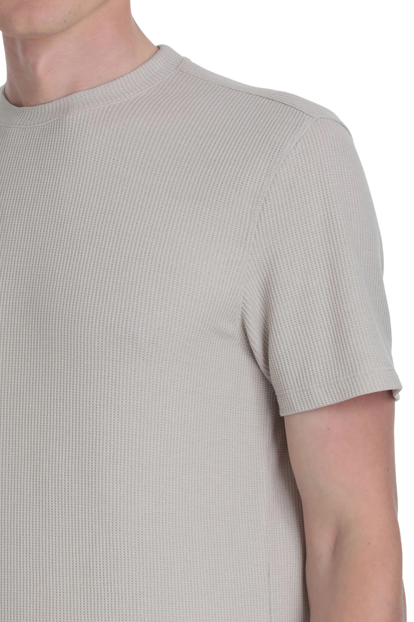 Hatemoğlu Ekru Regular Fit Bisiklet Yaka Tişört 36097 453419