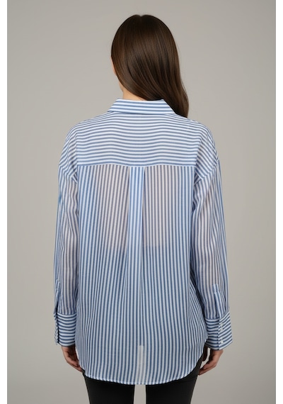 Only Onloregon Teagan L/s Shırt Aop Wvn Kadın Mavi Gömlek - 15369488