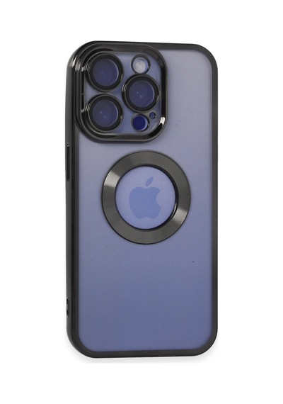 Muratech Newface Apple Uyumlu iPhone 15 Pro Kılıf Slot Silikon - Siyah