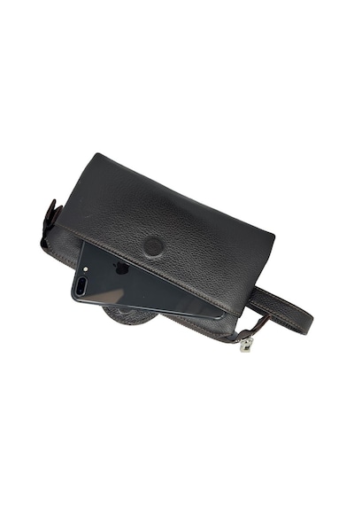 Çanta Yurdu Diga Hakiki Deri 3006 Dopp Kit El Çantası Kahve Lacivert