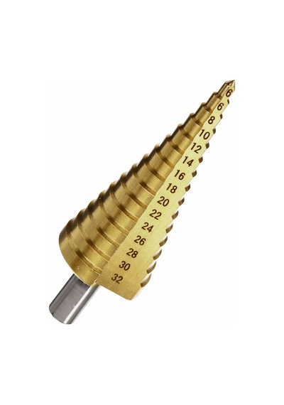 Kademeli Matkap Ucu 4-32 Mm Metal Ahşap Plastik Delme Aparatı Profesyonel Kullanım Uzun Ömürlü