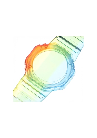 Buff Tagsafe Rainbow Çocuk Bileklik Silikon Airtag Uyumlu Kılıf Saat Hafif