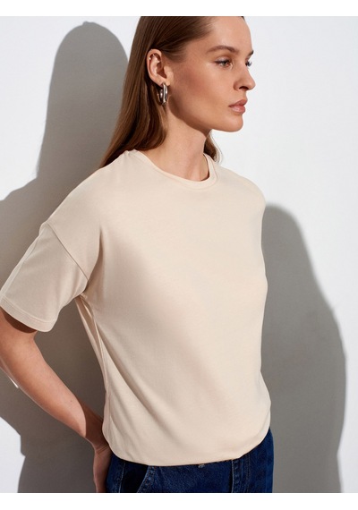 Dilvin 3683 Basic T-shirt-taş