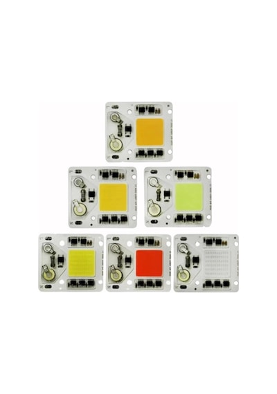 220v 50watt Mavi Işık Cob Led