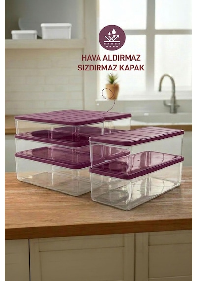 Nora Büyük Set 1 Adet 4 Lt. 1 Adet 2,25 2 Adet 1 Lt. 2 Adet 2 Lt. Mürdüm