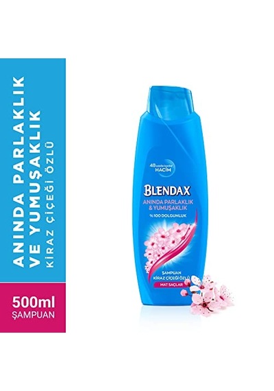 Ayrex Anında Parlaklık Ve Yumuşaklık Kiraz Çiçeği Özlü Şampuan, 500 Ml