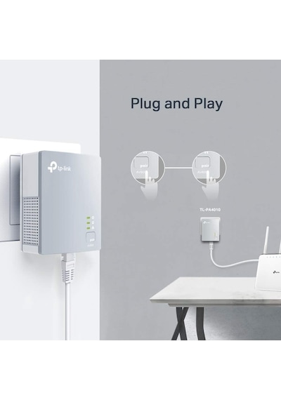 Tp-link Tl-pa4010kit, Av600 Nano Powerline Adaptör Başlangıç Kiti