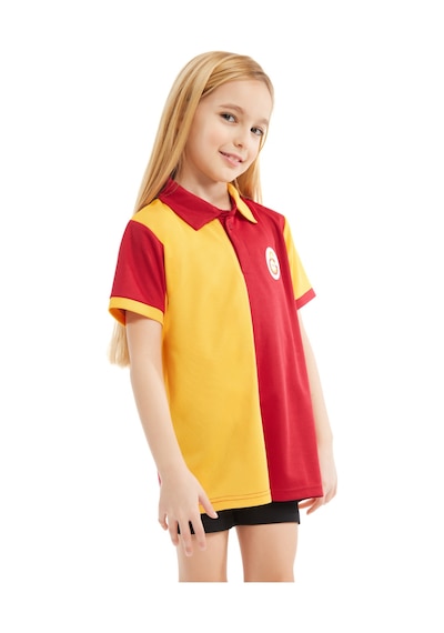 Gsstore Galatasaray Çocuk Match Day Polo T-shirt C212218 Kırmızı - Sarı