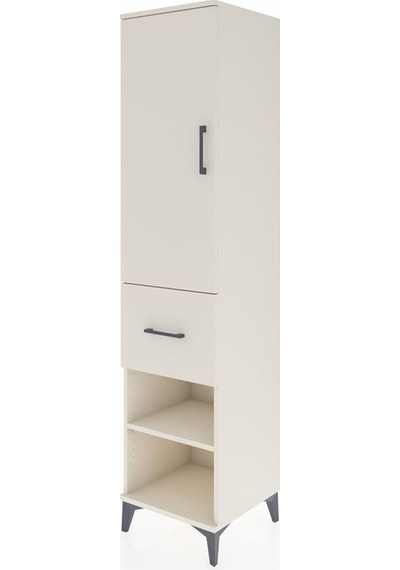 Hyperion Dolap 4 Raflı Tek Çekmeceli Tek Kapaklı 44x44x195 Aytaşı-aytaşı Aytası Hyperion Dolap 4 Raflı Tek Çekmeceli Tek Kapaklı 44x44x195 Aytaşı-aytaşı Aytası