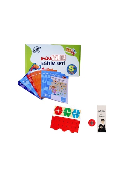 Önel Yayıncılık MiniYUP 8+ Yaş Dikkat ve Matematik Güçlendirme Seti + Kişiye Özel İsimli Harry Potter Kitap Ayracı