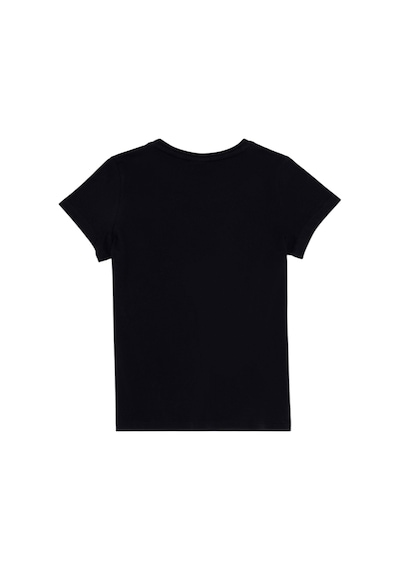 U.S. Polo Assn. Çocuk Basic Bisiklet Yaka Tişört SIYAH